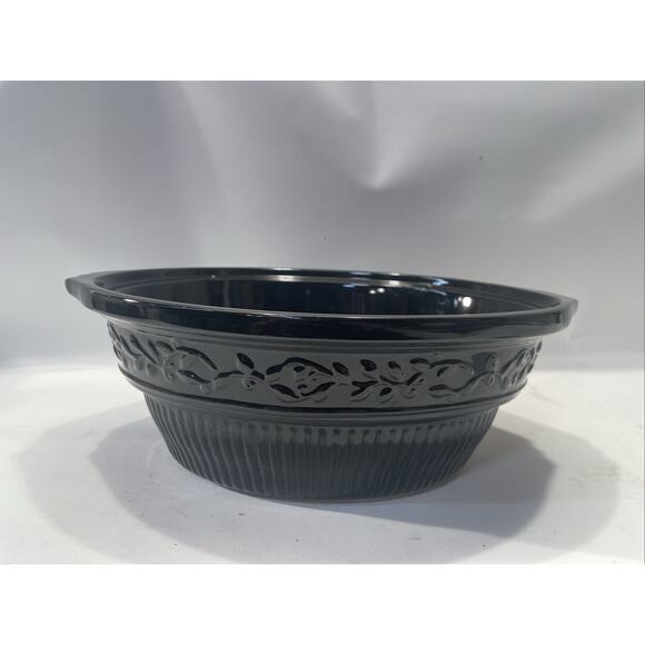 Chinese Porcelain Jingdezhen Black Glaze Flower Pots 14.56'' - Picture 1 of 8